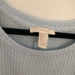 Forever 21 Light Blue Knit Sweater